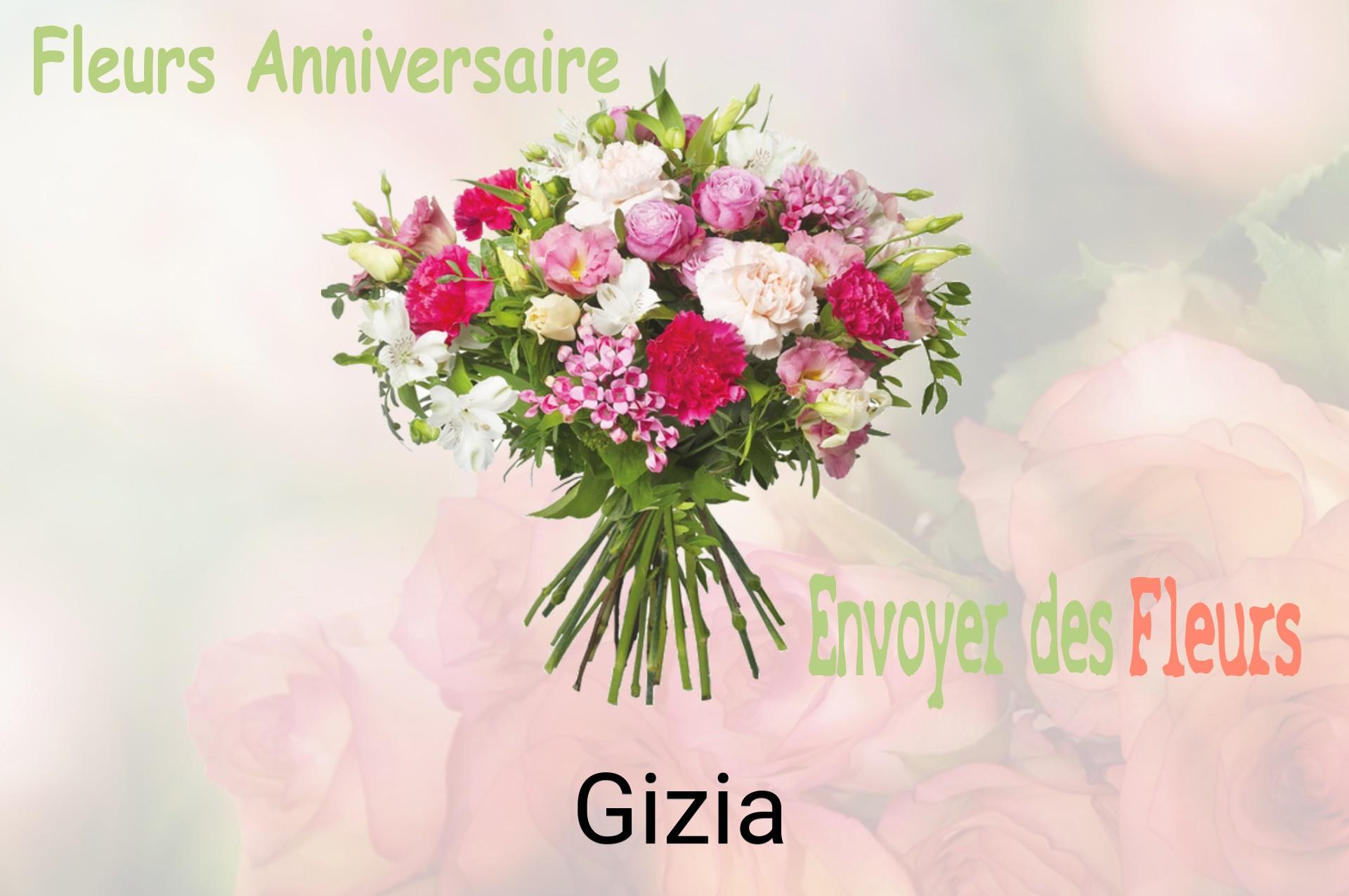 Bouquet de fleurs d’anniversaire livré à Gizia